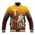 Personalized Tafuna High School Baseball Jacket Polynesian Warrior