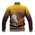 Personalized Tafuna High School Baseball Jacket Polynesian Warrior