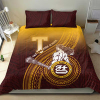 Tafuna High School Bedding Set Polynesian Warrior