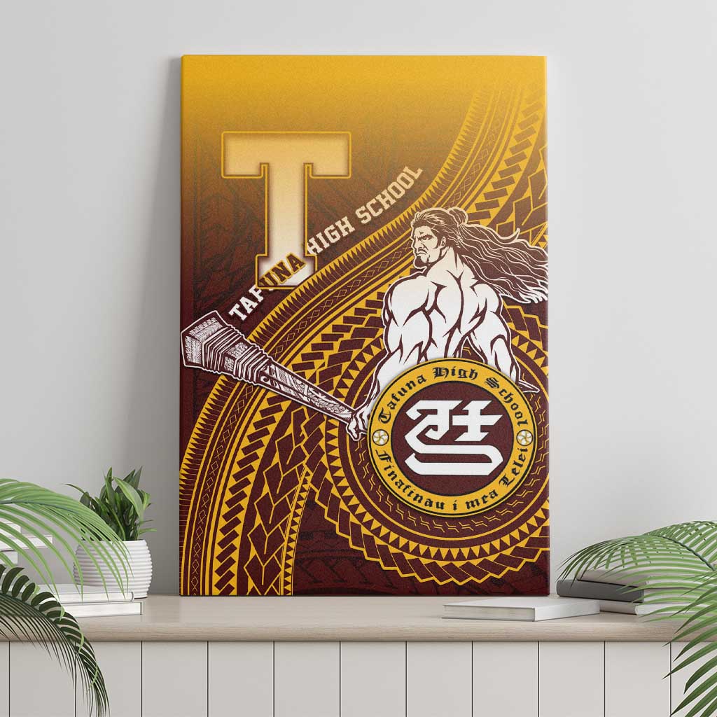 Tafuna High School Canvas Wall Art Polynesian Warrior LT05 - Polynesian Pride