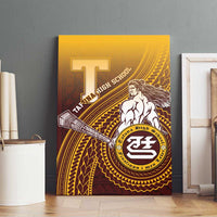 Tafuna High School Canvas Wall Art Polynesian Warrior LT05 - Polynesian Pride