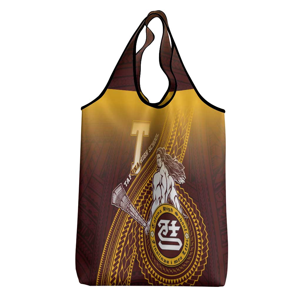 Tafuna High School Grocery Bag Polynesian Warrior LT05 - Polynesian Pride