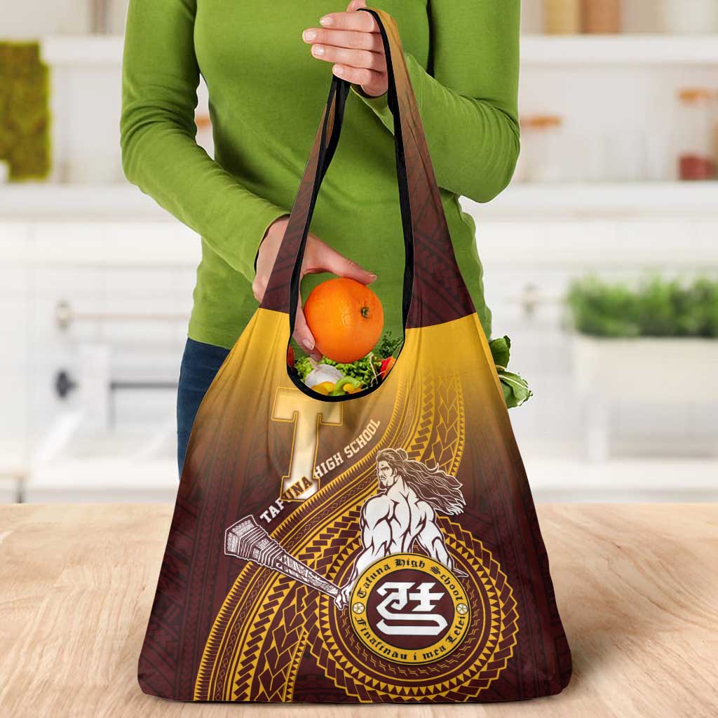 Tafuna High School Grocery Bag Polynesian Warrior LT05 - Polynesian Pride