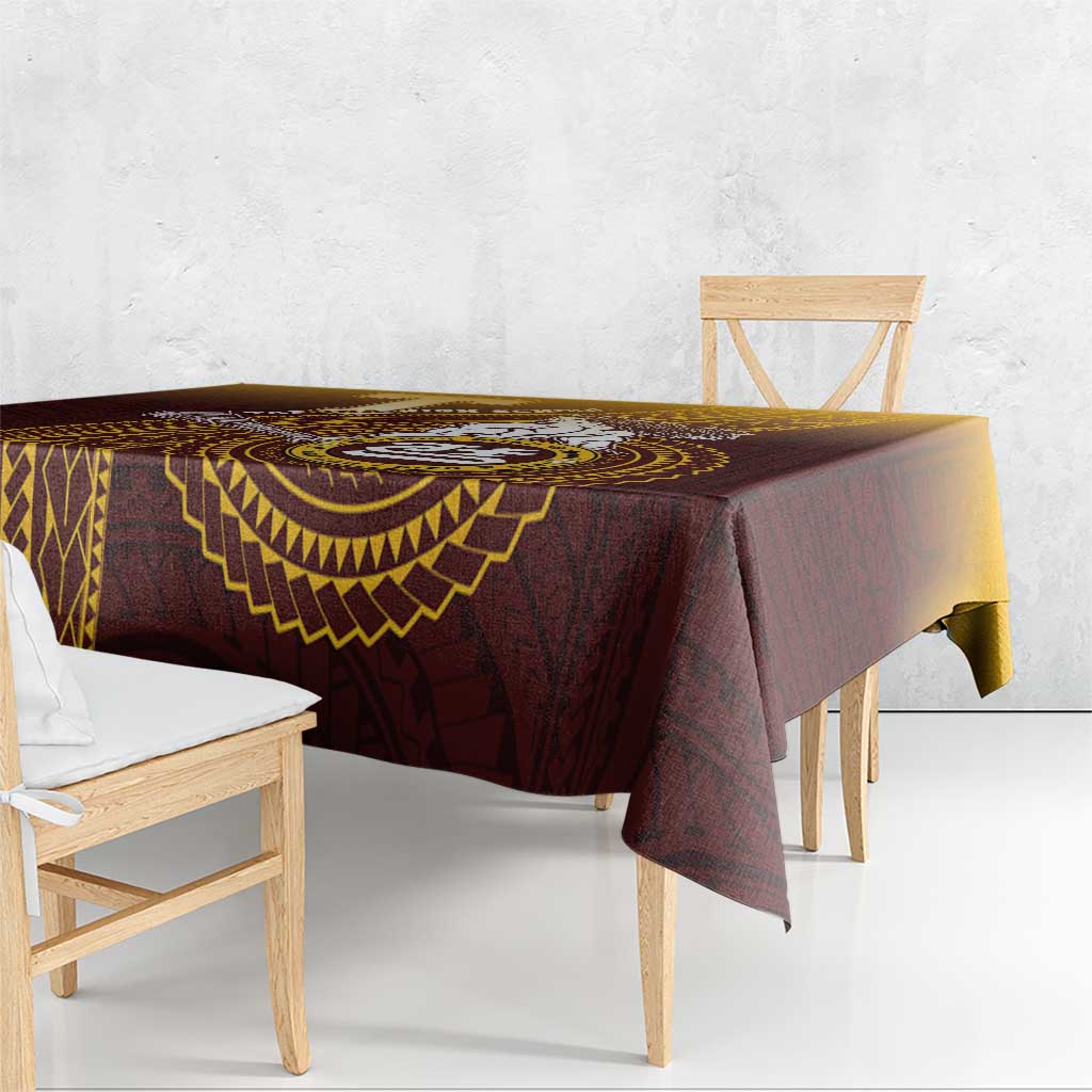 Tafuna High School Tablecloth Polynesian Warrior LT05 - Polynesian Pride
