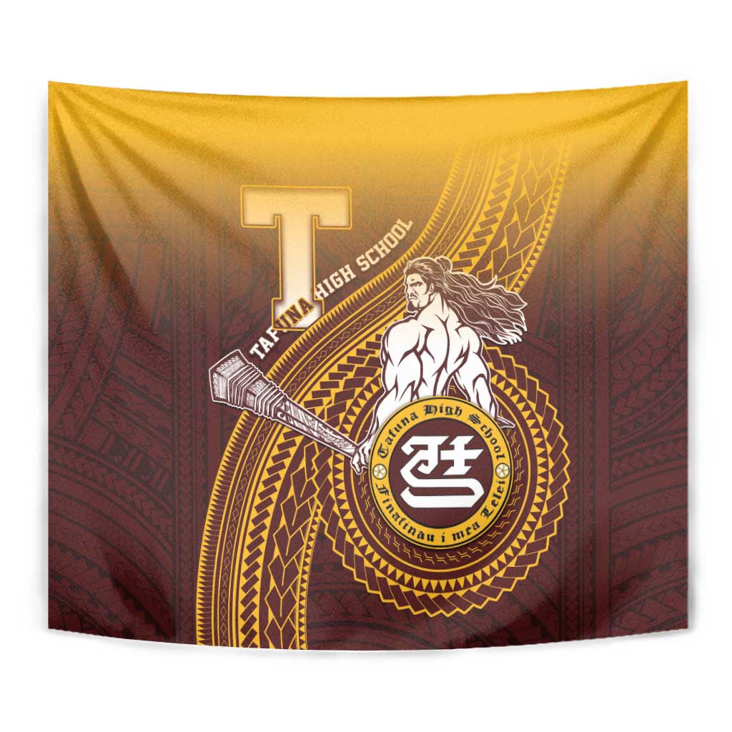 Tafuna High School Tapestry Polynesian Warrior