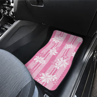 Hawaii Kakau Tribal Car Mats With Pink Tiare LT05 - Polynesian Pride