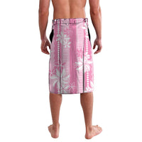Hawaii Kakau Tribal Lavalava With Pink Tiare LT05 - Polynesian Pride
