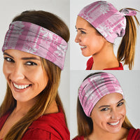 Hawaii Kakau Tribal Neck Gaiter With Pink Tiare LT05 - Polynesian Pride