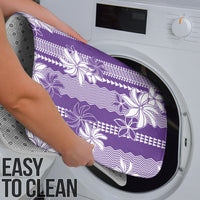 Hawaii Kakau Tribal Bathroom Set With Purple Tiare LT05 - Polynesian Pride
