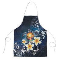 Hawaii Honu Apron Polynesian Curves Plumeria - Polynesian Pride