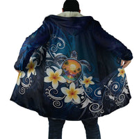 Hawaii Honu Cloak Polynesian Curves Plumeria - Polynesian Pride