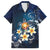 Hawaii Honu Family Matching Summer Maxi Dress and Hawaiian Shirt Polynesian Curves Plumeria - Polynesian Pride