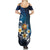 Hawaii Honu Family Matching Summer Maxi Dress and Hawaiian Shirt Polynesian Curves Plumeria - Polynesian Pride