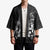 Hawaii Honu Kimono Polynesian Curves Plumeria Grayscale - Polynesian Pride