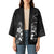 Hawaii Honu Kimono Polynesian Curves Plumeria Grayscale - Polynesian Pride