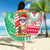 Hawaii Christmas Beach Blanket Santa Claus Surf Mele Kalikimaka LT05 - Wonder Print Shop