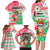 Hawaii Christmas Family Matching Long Sleeve Bodycon Dress and Hawaiian Shirt Santa Claus Surf Mele Kalikimaka LT05 - Polynesian Pride