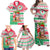 Hawaii Christmas Family Matching Off Shoulder Maxi Dress and Hawaiian Shirt Santa Claus Surf Mele Kalikimaka LT05 - Polynesian Pride