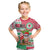 Hawaii Christmas Kid T Shirt Santa Claus Surf Mele Kalikimaka LT05 Red - Polynesian Pride