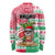 Hawaii Christmas Long Sleeve Shirt Santa Claus Surf Mele Kalikimaka LT05 - Polynesian Pride