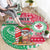 Hawaii Christmas Round Carpet Santa Claus Surf Mele Kalikimaka LT05 - Polynesian Pride