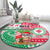 Hawaii Christmas Round Carpet Santa Claus Surf Mele Kalikimaka LT05 - Polynesian Pride