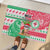 Hawaii Christmas Rubber Doormat Santa Claus Surf Mele Kalikimaka LT05 - Polynesian Pride