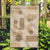 Vintage Lapita Garden Flag Iconic Double Face Pattern Beige