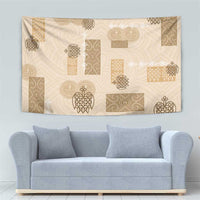 Vintage Lapita Tapestry Iconic Double Face Pattern Beige