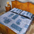 Vintage Lapita Quilt Bed Set Iconic Double Face Pattern Blue