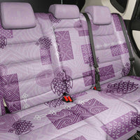 Vintage Lapita Back Car Seat Cover Iconic Double Face Pattern Violet