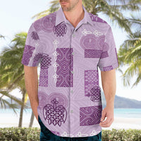 Vintage Lapita Hawaiian Shirt Iconic Double Face Pattern Violet LT05 - Polynesian Pride