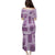 Vintage Lapita Puletasi Iconic Double Face Pattern Violet