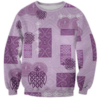 Vintage Lapita Sweatshirt Iconic Double Face Pattern Violet