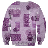 Vintage Lapita Sweatshirt Iconic Double Face Pattern Violet