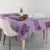 Vintage Lapita Tablecloth Iconic Double Face Pattern Violet