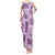Vintage Lapita Tank Maxi Dress Iconic Double Face Pattern Violet