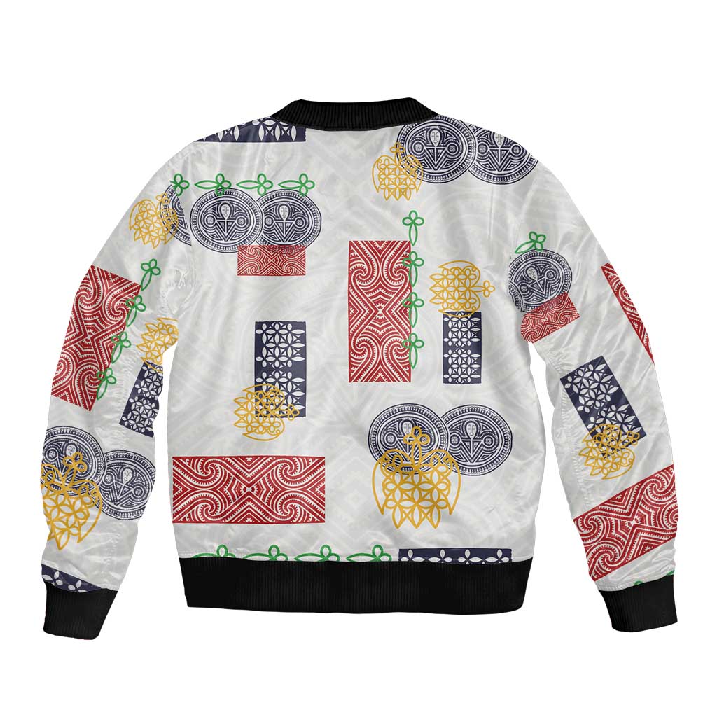 Vintage Lapita Bomber Jacket Iconic Double Face Pattern