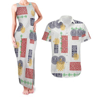 Vintage Lapita Couples Matching Tank Maxi Dress and Hawaiian Shirt Iconic Double Face Pattern LT05 Colorful - Polynesian Pride