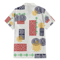 Vintage Lapita Family Matching Mermaid Dress and Hawaiian Shirt Iconic Double Face Pattern