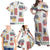 Vintage Lapita Family Matching Off Shoulder Maxi Dress and Hawaiian Shirt Iconic Double Face Pattern