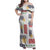 Vintage Lapita Family Matching Off Shoulder Maxi Dress and Hawaiian Shirt Iconic Double Face Pattern