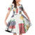 Vintage Lapita Family Matching Off Shoulder Short Dress and Hawaiian Shirt Iconic Double Face Pattern