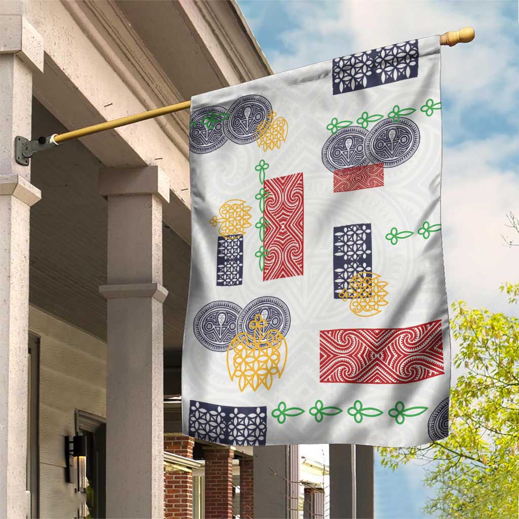 Vintage Lapita Garden Flag Iconic Double Face Pattern LT05 House Flag Colorful - Polynesian Pride