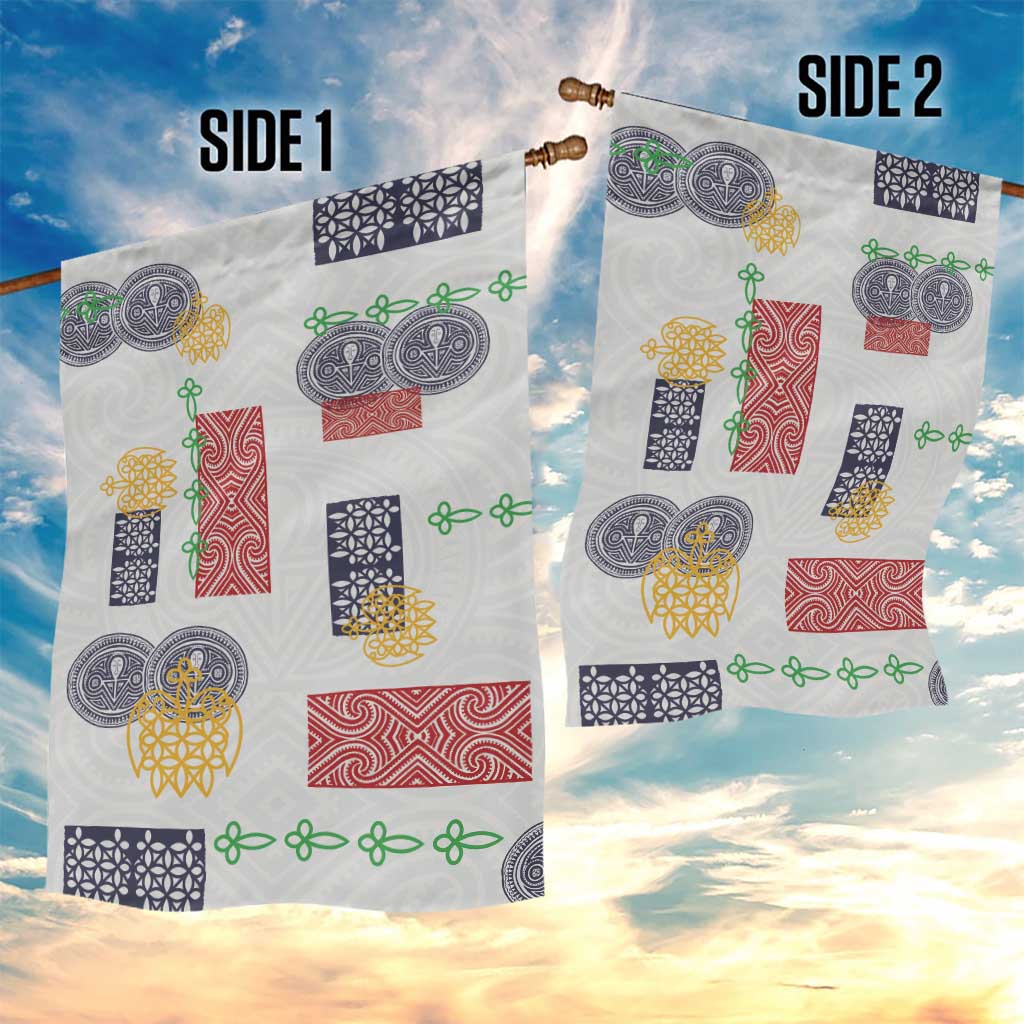 Vintage Lapita Garden Flag Iconic Double Face Pattern LT05 - Polynesian Pride