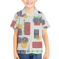 Vintage Lapita Kid Hawaiian Shirt Iconic Double Face Pattern