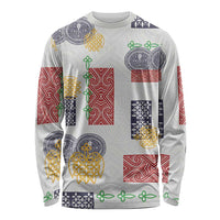 Vintage Lapita Long Sleeve Shirt Iconic Double Face Pattern LT05 Unisex Colorful - Polynesian Pride