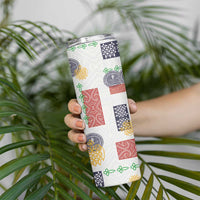 Vintage Lapita Skinny Tumbler Iconic Double Face Pattern