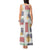 Vintage Lapita Tank Maxi Dress Iconic Double Face Pattern
