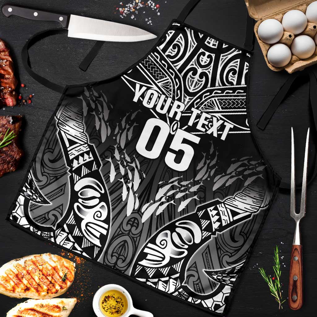 Custom New Zealand Fishing Apron Aotearoa Maori Koru - Polynesian Pride